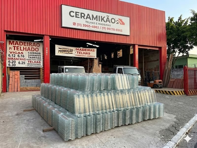 Fachada Ceramikão - Telhas de Vidro